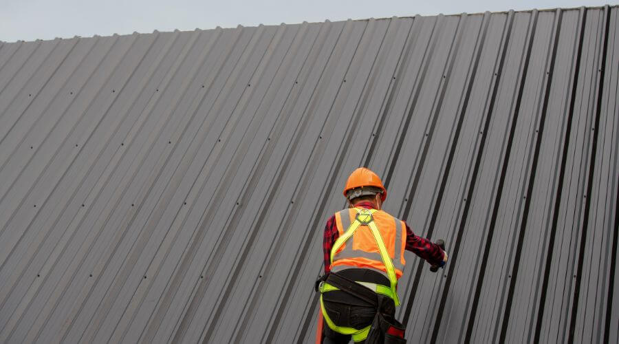 Professional metal roof installation services in Riverside, UT